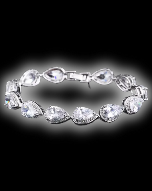 TEARDROP BRACELET (SILVER)